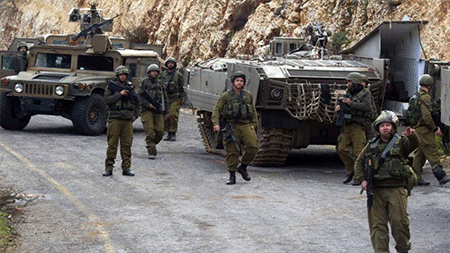 soldados israelies cruzan ilegalmente la frontera de Libano